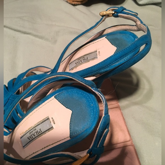 Prada Beautiful Platform High Heels Euro Size 38 / US 7.5 - Picture 3 of 16